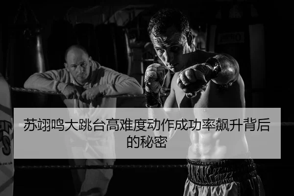 苏翊鸣大跳台高难度动作成功率飙升背后的秘密